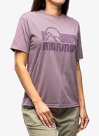 Koszulki i topy damskie - Koszulka bawełniana damska Marmot Coastal Tee SS - hazy purple - miniaturka - grafika 1