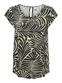 Bluzki damskie - ONLY Bluzka w kolorze beżowo-czarnym - miniaturka - grafika 1