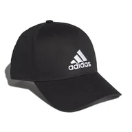 Czapki damskie - Czapka z daszkiem ADIDAS BBALL CAP COT FK0891 – Czarny - miniaturka - grafika 1