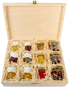 Skrzynka Prezentowa, Zestaw Konfiturek I Herbat - Zestawy upominkowe Skrzynka Prezentowa, Zestaw Konfiturek I Herbat - Zestawy upominkowe - miniaturka - grafika 1