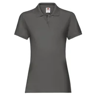 Koszulki sportowe damskie - Damska Koszulka Polo Premium Plain - miniaturka - grafika 1