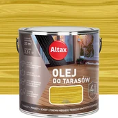 Farby i impregnaty do drewna - Olej do tarasów Sosna 2.5 l Altax - miniaturka - grafika 1