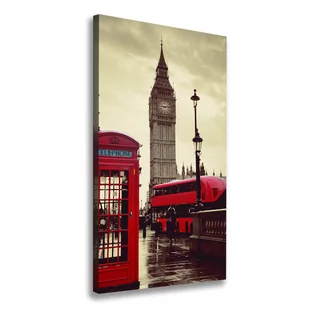Foto obraz na płótnie pionowy Big Ben Londyn - Obrazy i zdjęcia na płótnie - miniaturka - grafika 1