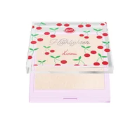 Rozświetlacze do twarzy i ciała - Bell x Kartonii rozświetlacz do twarzy w kompakcie Cherry Glow 4,6 g - miniaturka - grafika 1
