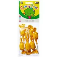 Gumy do żucia, lizaki, dropsy - Candy Tree LIZAKI OKRĄGŁE O SMAKU CYTRYNOWYM BEZGLUTENOWE BIO (7 x 10 g) - - miniaturka - grafika 1