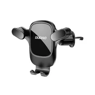 Uchwyty samochodowe do telefonów - Uchwyt samochodowy do telefonu na kratkę wentylacyjną Dudao F5Pro - czarny - miniaturka - grafika 1