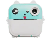 Aparaty natychmiastowe - Aparat cyfrowy dla dzieci z drukarką MAJESTIC ML-IC-02 niebieski - miniaturka - grafika 1