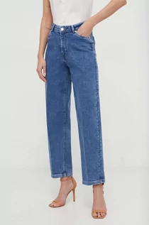 Spodnie damskie - Silvian Heach jeansy damskie high waist - grafika 1