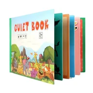 Zabawki sensoryczne - KSIĄŻECZKI EDUKACYJNE Z RUCHOMYMI CZĘŚCIAMI ZWIERZĘTA - miniaturka - grafika 1