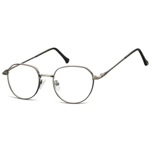 Oprawki korekcyjne panto okulary zerówki 904E czarny/grafit - Okulary korekcyjne, oprawki, szkła - miniaturka - grafika 1