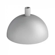 Akcesoria do oświetlenia - Metalowa osłonka sufitowa półkula - szara strukturalna z drobinkami srebra Kolorowe Kable - miniaturka - grafika 1