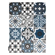 Dywany - Dywan ALTER Porto Kwiaty niebieski 140x190 cm - miniaturka - grafika 1