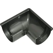 Rynny i akcesoria - Narożnik zewnętrzny do rynny 125 mm Grafitowy Marley - miniaturka - grafika 1