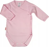 Body dla niemowląt - Body KOPERTOWE Jasny RÓŻ Bawełna r 68 KLEKLE - miniaturka - grafika 1