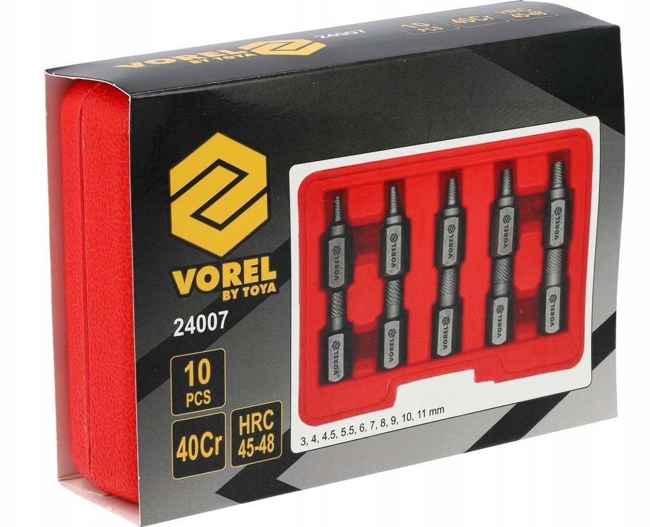 Vorel WYKRĘTAKI kpl.10cz.