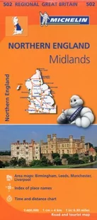 Michelin Northern England, Midlands, 1:400 000 - Atlasy i mapy - miniaturka - grafika 1