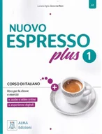 Książki obcojęzyczne do nauki języków - Nuovo Espresso Plus 1 podręcznik + ćwiczenia - miniaturka - grafika 1