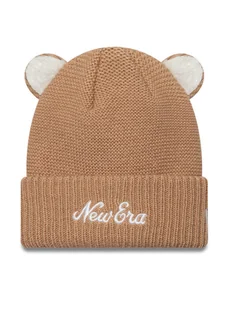 New Era Czapka Teddy Bear Ears Cuff Knit Beanie 60580864 Brązowy - Czapki dla dzieci - miniaturka - grafika 1