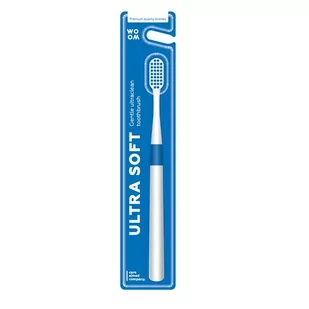 WOOM WOOM szczoteczka do zębów ULTRA soft BLUE - niebieska - Szczoteczki do zębów - miniaturka - grafika 1
