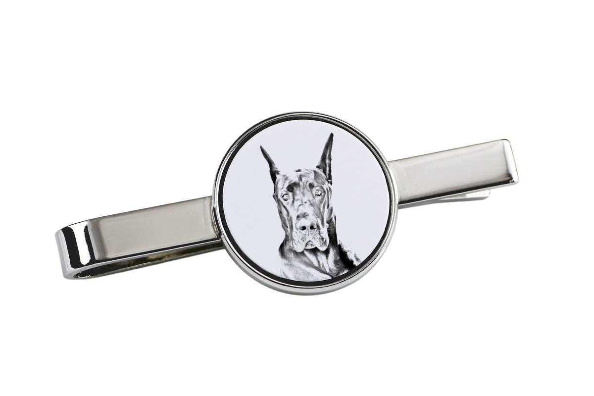 Dog niemiecki - spinka do krawata z psem, personalizowany klips do krawata, wyjątkowy prezent dla mężczyzny marki Art-Dog