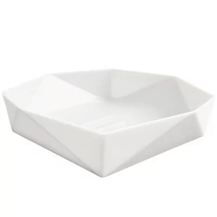 Mydelniczka Diamond biały - Mydelniczki i dozowniki mydła - miniaturka - grafika 1