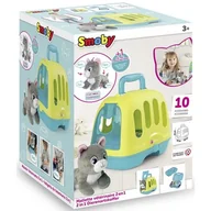 Zabawki interaktywne dla dzieci - Smoby Kontener Dla Kota 2W1 I Interaktywny Kot - miniaturka - grafika 1