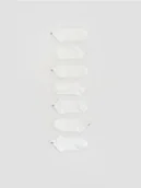 Majtki dla dzieci - Reserved - Bawełniane skarpetki z haftem na zapiętku 7 pack - złamana biel - miniaturka - grafika 1