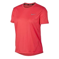 Koszulki i topy damskie - Nike Damski top Miler z krótkim rękawem Ember Glow/Reflective Silver L - miniaturka - grafika 1