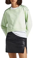 Koszulki i topy damskie - Pepe Jeans Koszulka damska Alissa, Zielony (Bleach Green), S - miniaturka - grafika 1