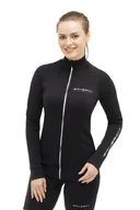 Bluzy sportowe damskie - Bluza termoaktywna damska Brubeck Athletic LS13520 czarny - miniaturka - grafika 1