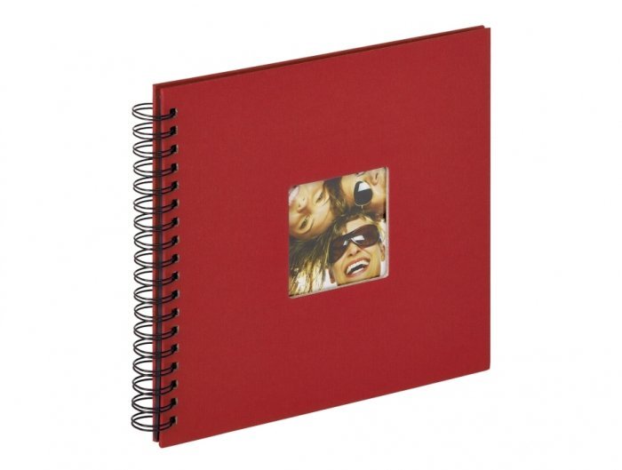 Walther Walther Fun czerwony 26x25 album spiraln. 40 czarnych str. SA108R