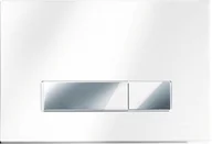 Przyciski spłukujące - Jomo Trend Przycisk WC PCV biały/chrom połysk 167-32000136-00 - miniaturka - grafika 1