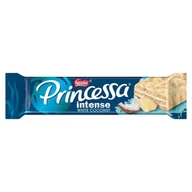 Batoniki - Princessa Intense White Coconut Wafel z kremem kokosowym oblany białą czekoladą 30,5 g - miniaturka - grafika 1