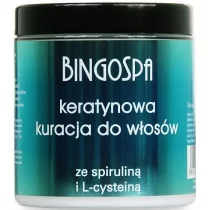 BingoSpa Keratynowa kuracja do włosów ze spiruliną - Keratin Hair Treatment With Spirulina Keratynowa kuracja do włosów ze spiruliną - Keratin Hair Treatment With Spirulina
