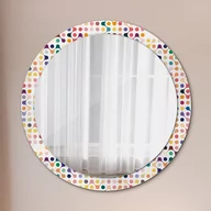 Lustra - Lustro dekoracyjne okrągłe Bezszwowy wielokolorowy - miniaturka - grafika 1