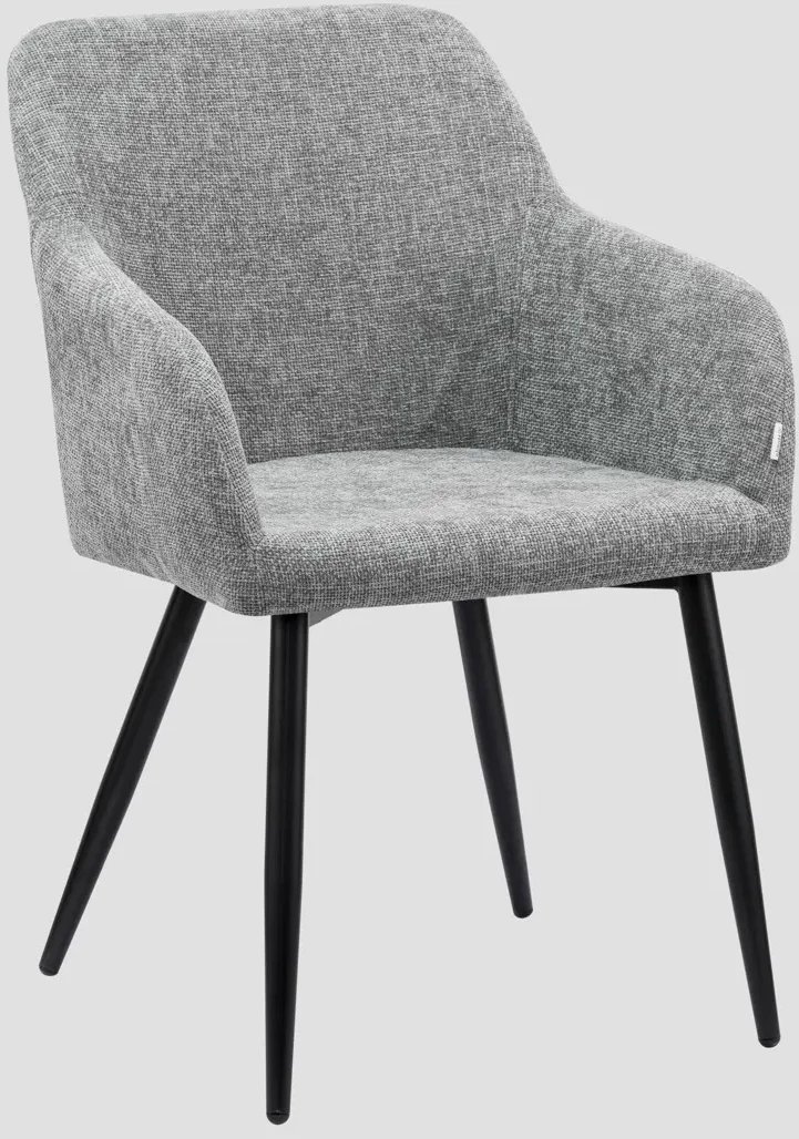 Krzesło tapicerowane SELLA szare HOMLA