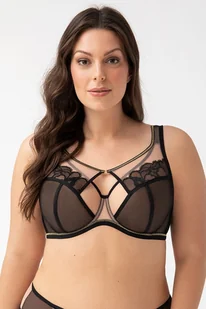 Biustonosz miękki Gorsenia K758 Saanvi czarny - Biustonosze - miniaturka - grafika 1