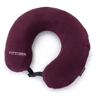 Akcesoria podróżnicze - Wittchen Poduszka podróżna rogal prosta Red Poduszki podróżne 1szt. - miniaturka - grafika 1