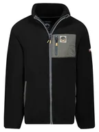 Odzież trekkingowa męska - Geographical Norway Kurtka polarowa "Urock" w kolorze czarnym - miniaturka - grafika 1