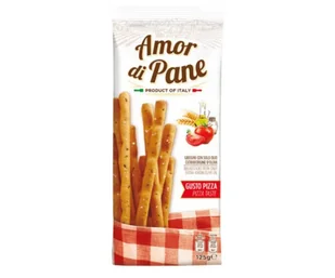 Grissini o smaku pizzy 125 g 1 szt. - Inne przekąski suche - miniaturka - grafika 1