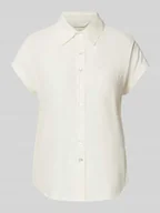 Koszule damskie - Bluzka koszulowa o kroju slim fit z krótkim rękawem - miniaturka - grafika 1