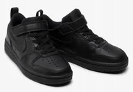Buty trekkingowe dziecięce - Tenisówki Nike Model Court Borough Low 2 (psv) Kolor Czarny - miniaturka - grafika 1