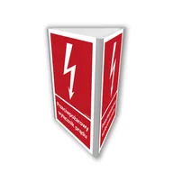 Systemy ekspozycyjne i znaki informacyjne - BB812 PRZECIWPOŻAROWY WYŁĄCZNIK PRĄDU (3D DOŚCIENNY), PS - PŁYTA PCV 1MM FOTOLUMINESCENCYJNA; (200X300MM) - miniaturka - grafika 1