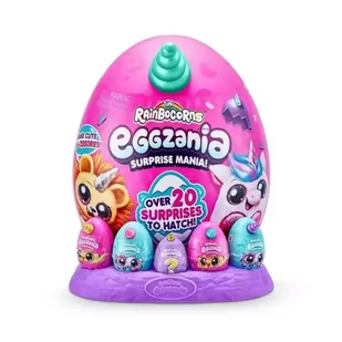 Rainbocorns Jajko z maskotką i niespodziankami Eggzania - Maskotki i pluszaki - miniaturka - grafika 2