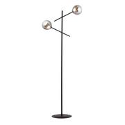 Lampy stojące - LINEAR LP2 BLACK/STRIPE 1168/LP2 lampa podłogowa nowoczesna klosze - miniaturka - grafika 1