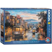 Puzzle - Eurographics San Francisco Cable Car Heaven 1000pc Puzzle (Other) - miniaturka - grafika 1