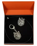 Breloki - Cairn Terrier Brelok i Naszyjnik w pudełku - miniaturka - grafika 1