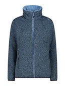 Kurtki damskie - CMP Kurtka polarowa w kolorze niebiesko-czarnym - miniaturka - grafika 1