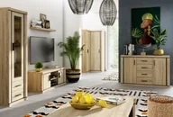 Inne meble do salonu - Klasyczny komplet mebli do salonu dąb truflowy S9-S17 - miniaturka - grafika 1