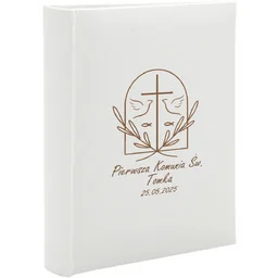 Album komunijny wsuwany na 100 zdjęć 15x21 personalizowany 5 wzorów - Pamiątka Pierwszej Komunii Świętej - miniaturka - grafika 1